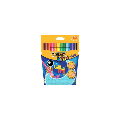 Fibre pen BIC kids Visa 12/pc