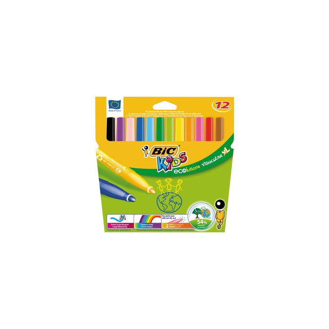 Fibre pen Ecolutions Visacolor XL 12/pc