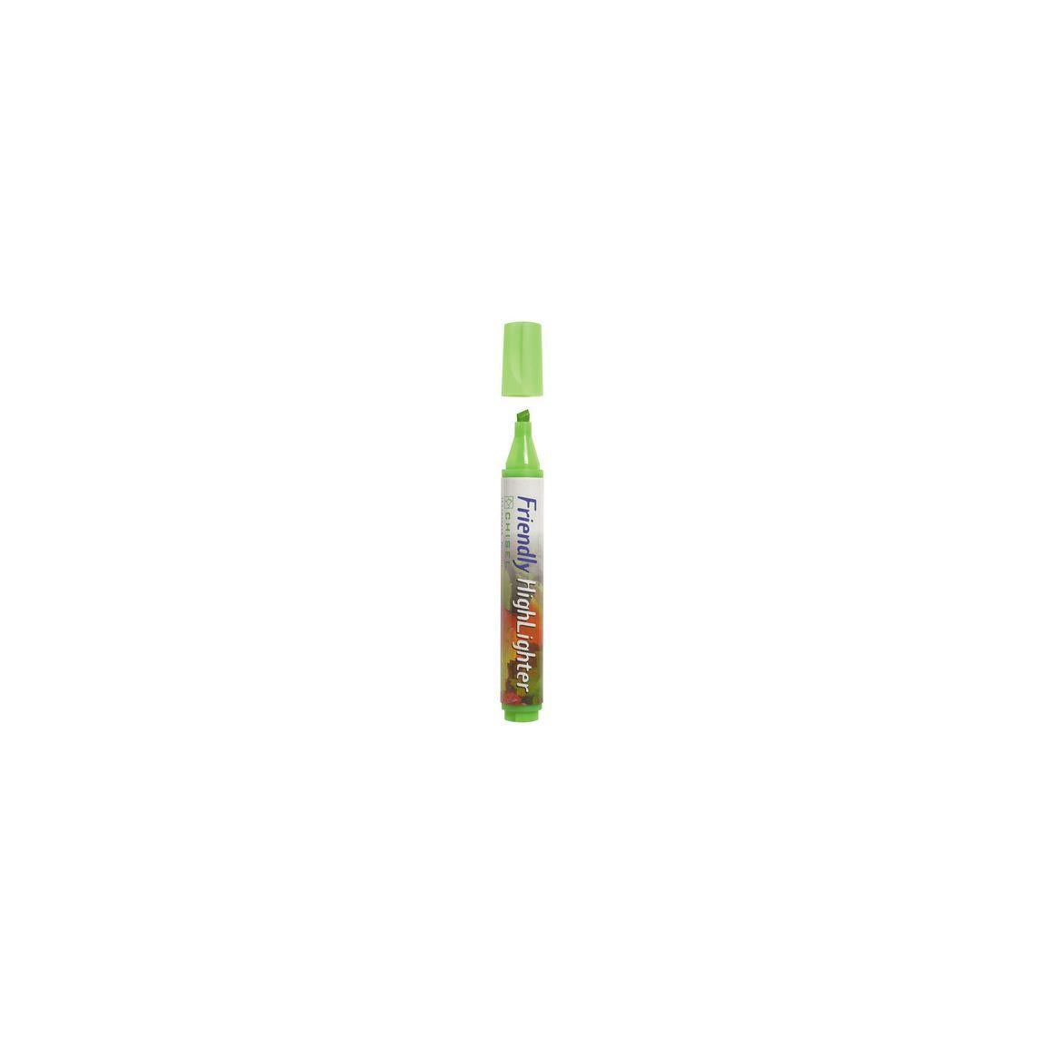 Highlighter FRIENDLY oblique Green