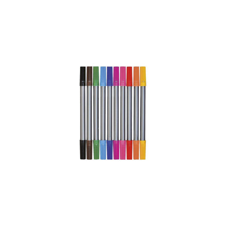 Fibre pencil double tip 10/pc