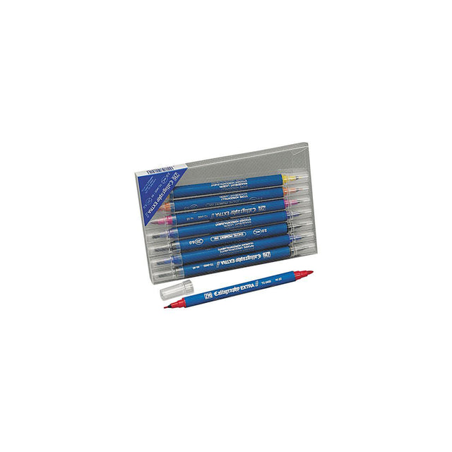 Calligraphy set VL ZIG double point 8/pack