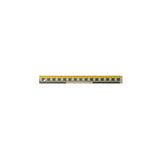 Ruler 30cm dm/cm/mm degrees plastic 10/pack