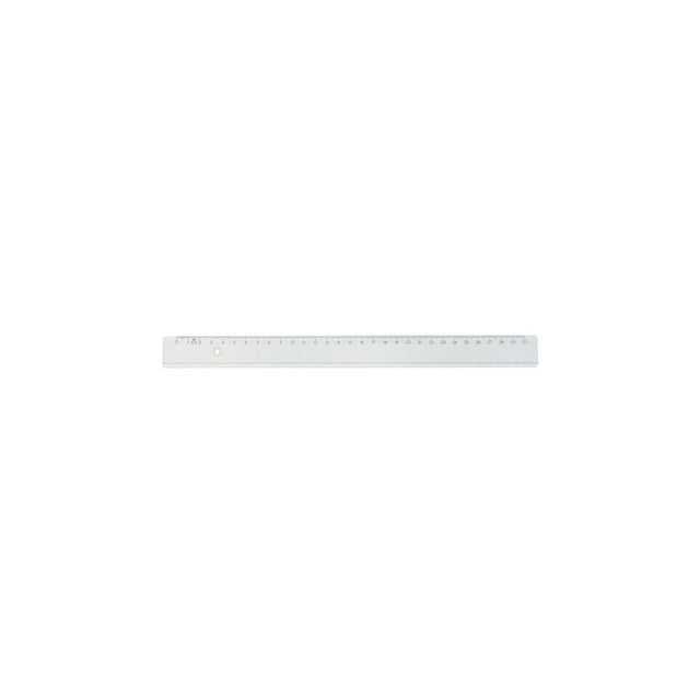 Ruler 20 cm cm/mm graduation plastic 10/pack