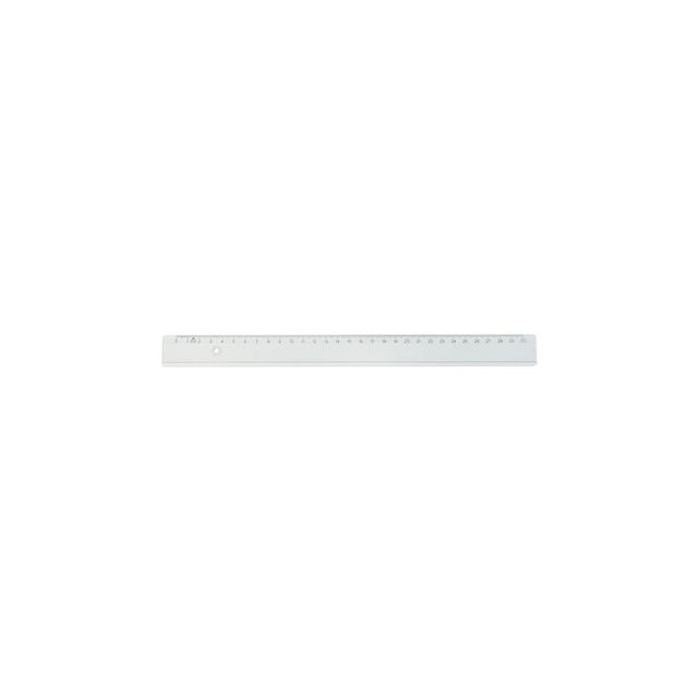 Ruler 30 cm cm/mm graduation plastic 10/pack