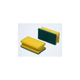 Cleaning sponge with grip 7x13cm 10/pack