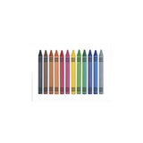 Wax crayon SENSE 12 colours