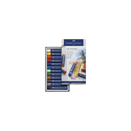 Oil pastels FABER 12 colours