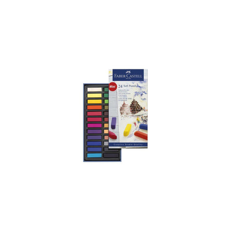 Dry pastel crayons FABER 24 colours