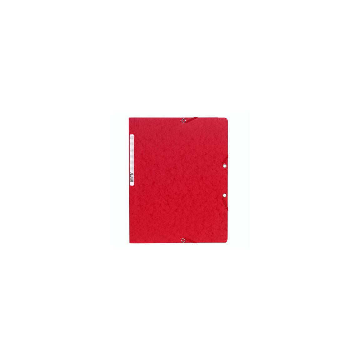Rubber band folder u.kl. EXACOMPTA A4 red