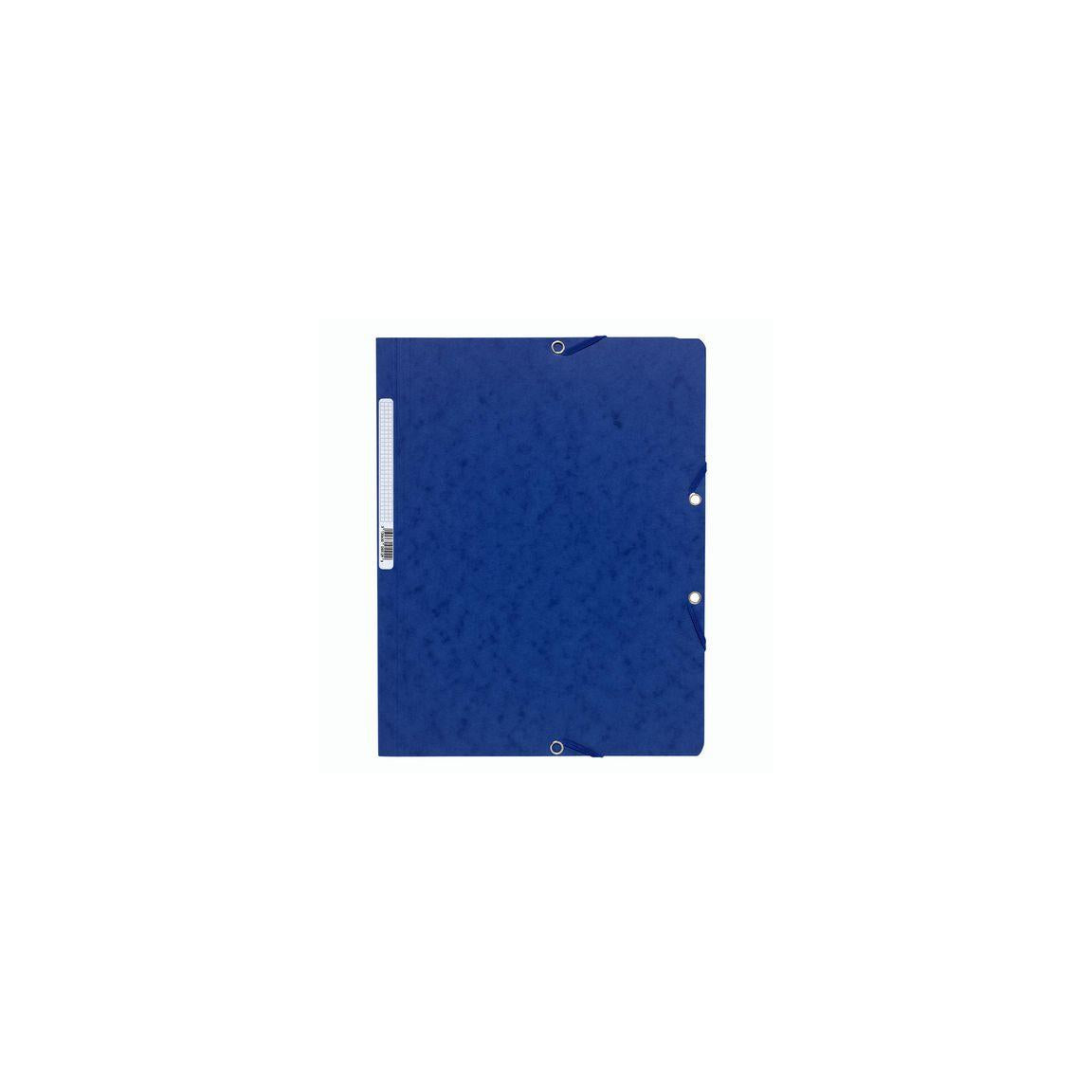 Rubber band folder u.kl. EXACOMPTA A4 blue