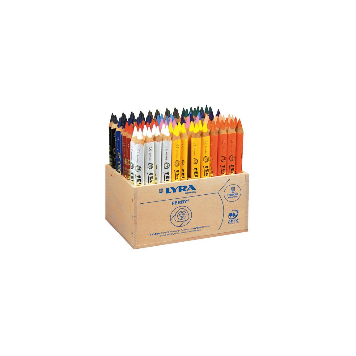 Colour pencil LYRA Ferby 12x8 colours