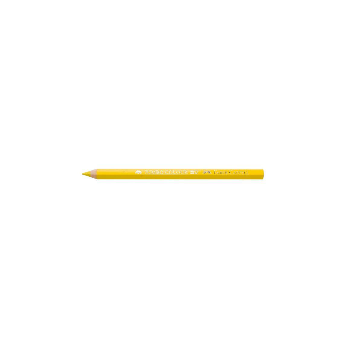 Colour pen FABER Jumbo yellow 12/pack