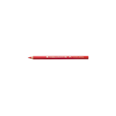 FABER Jumbo clear red coloured pencil 12/pack