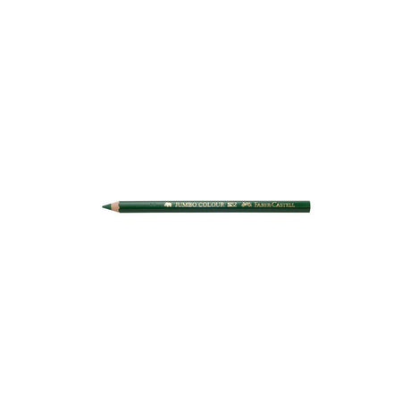 Colour pen FABER Jumbo dark green 12/pack