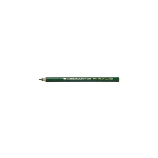 Colour pen FABER Jumbo dark green 12/pack