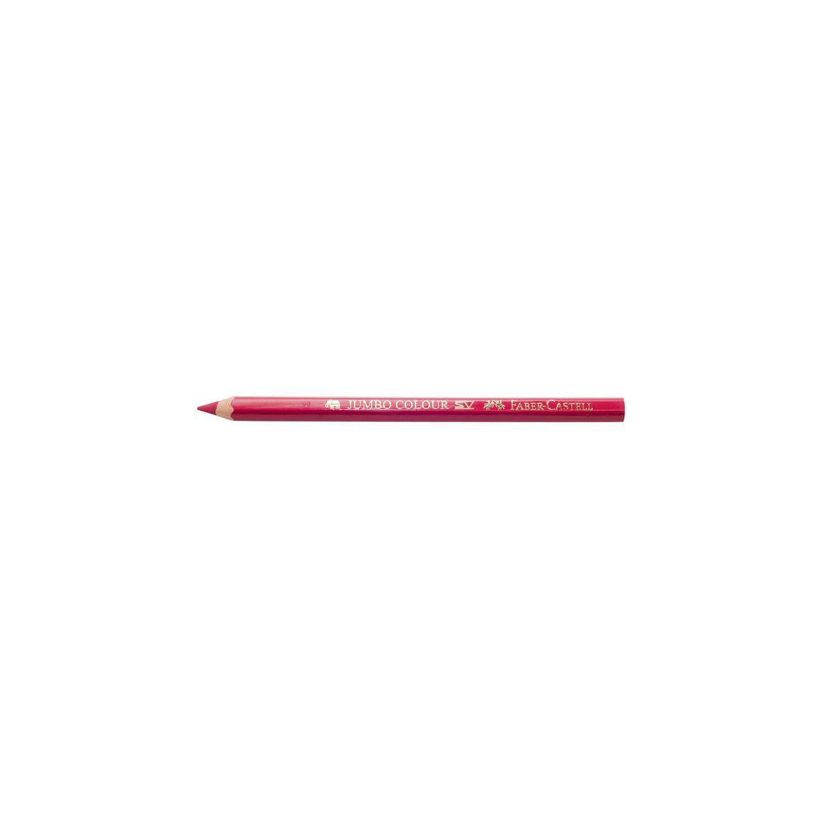 FABER Jumbo dark pink coloured pencil 12/pack