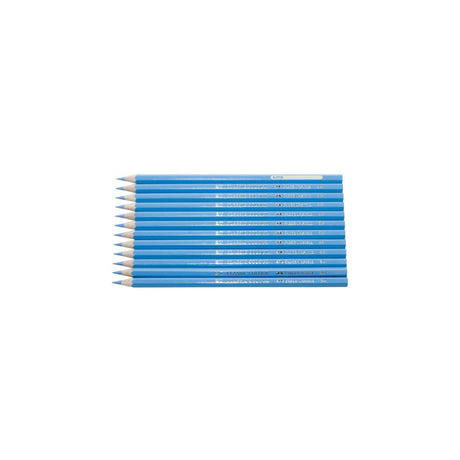 FABER-CASTELL coloured pencil light blue 12/pack