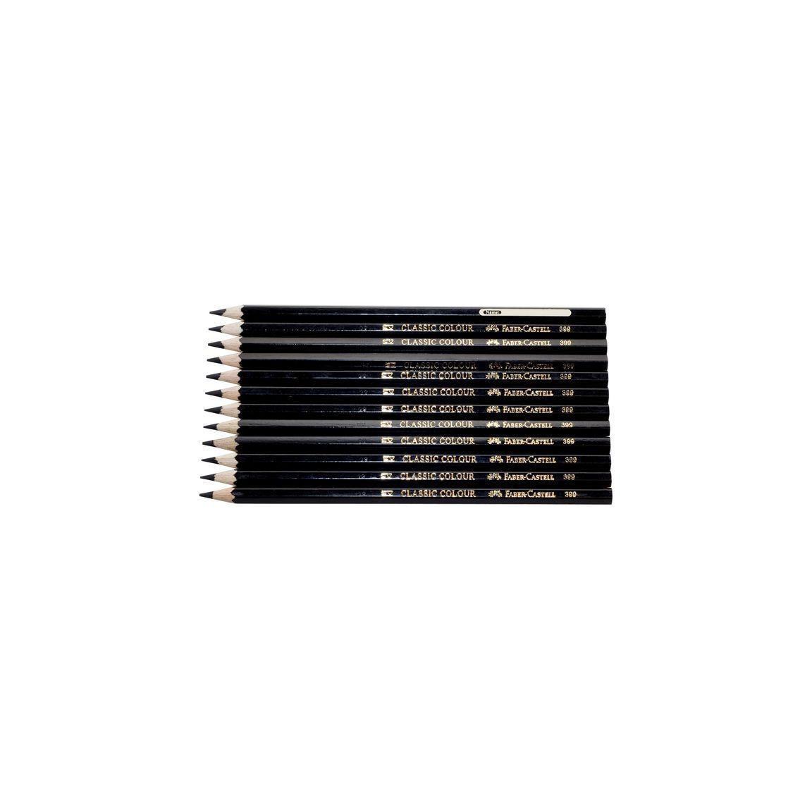 FABER-CASTELL coloured pencil black 12/pack