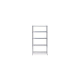 Shelf ALBA 5 shelves 200x90x35cm chrome