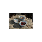 Rustic stone bowls 3/pc