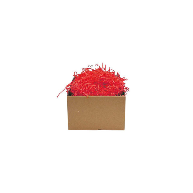 Crinkle craft red paper strips 1kg