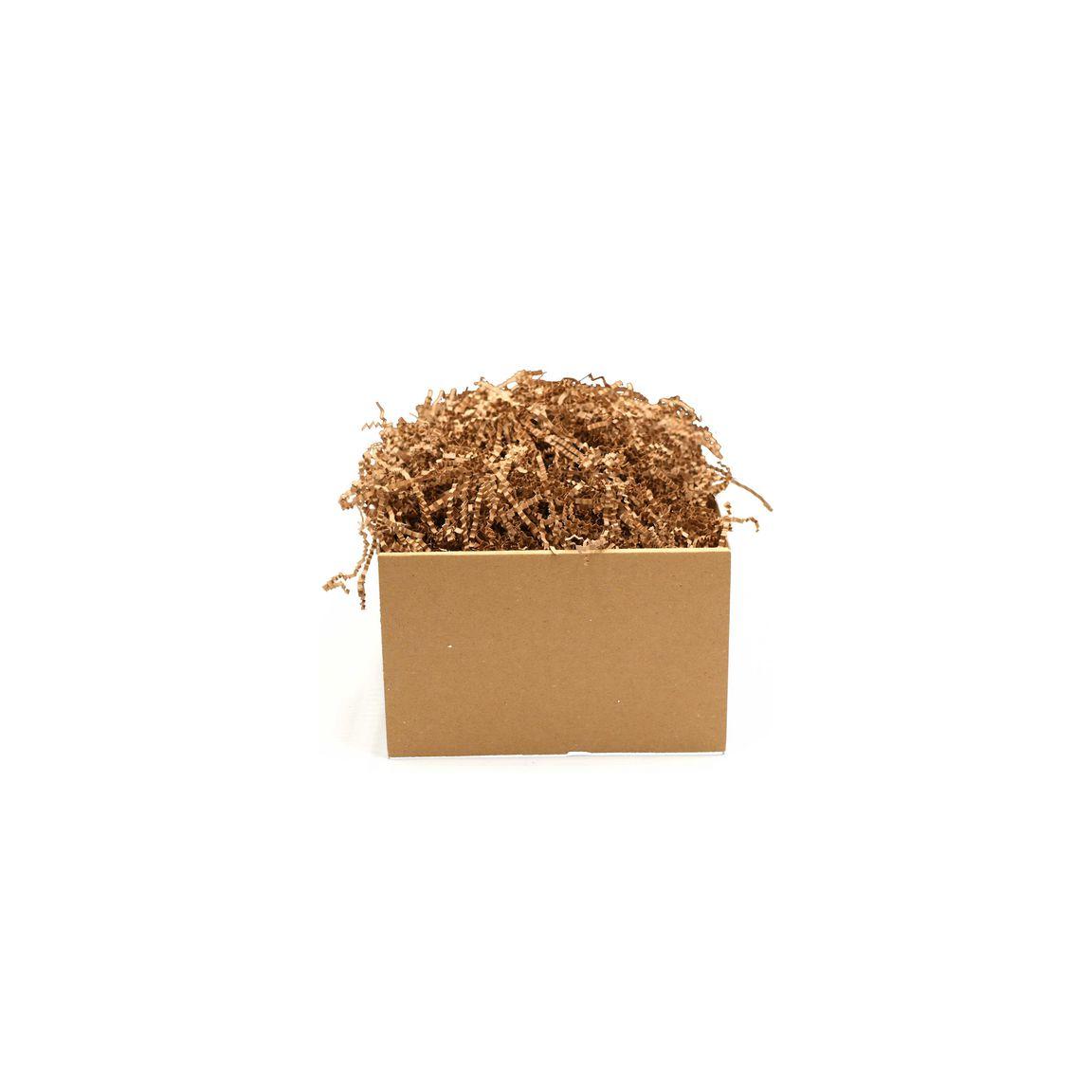 Crinkle craft, brown paper strips, 1