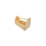 Wooden box hobby, with handle