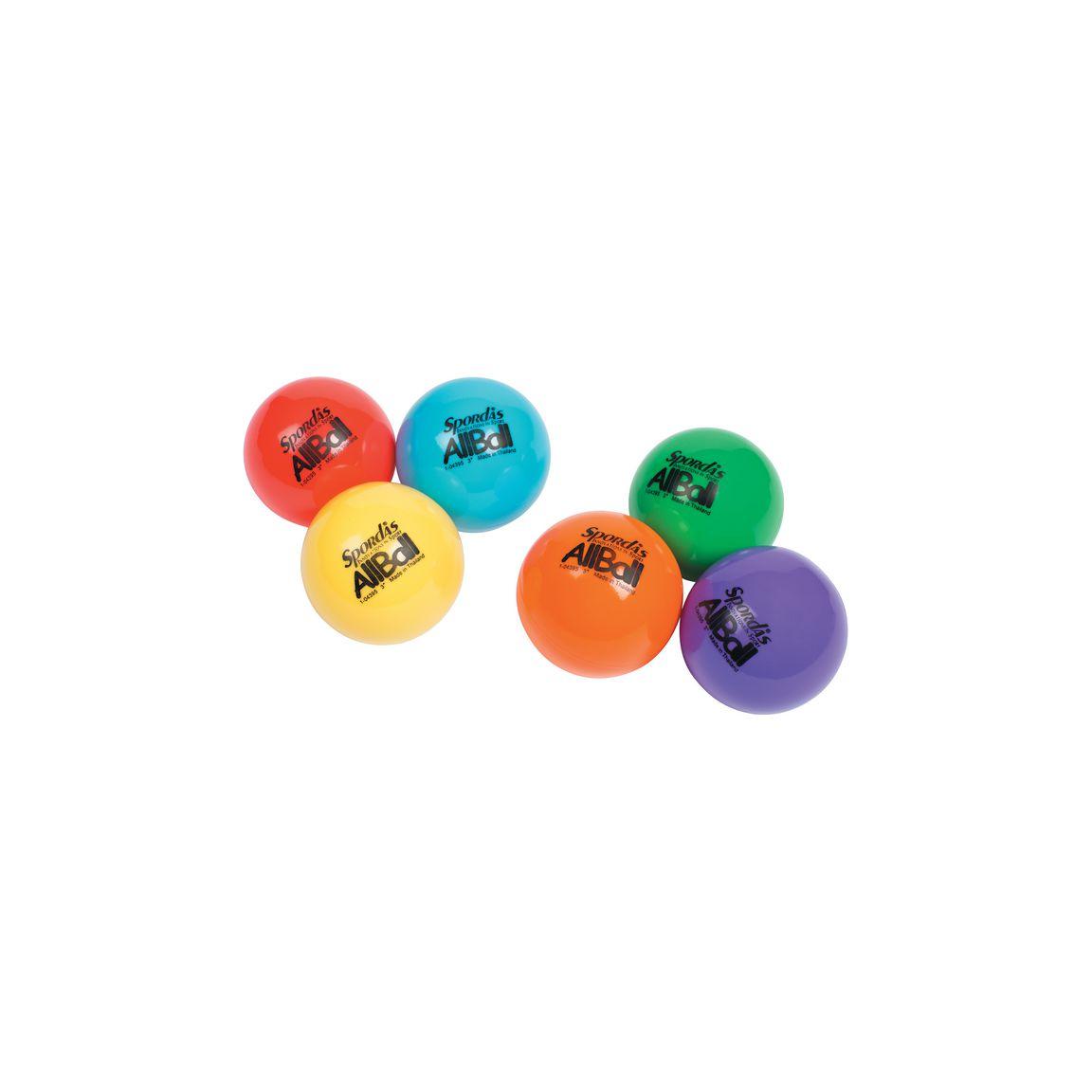 Plastic ball 10,2cm 6/pack