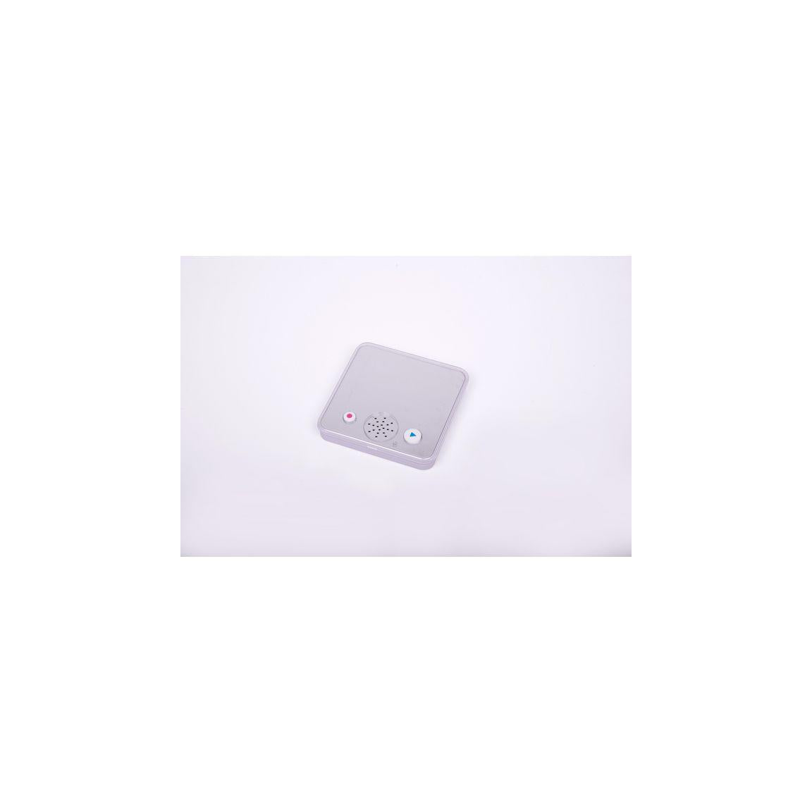 Recordable sound bank with mirror