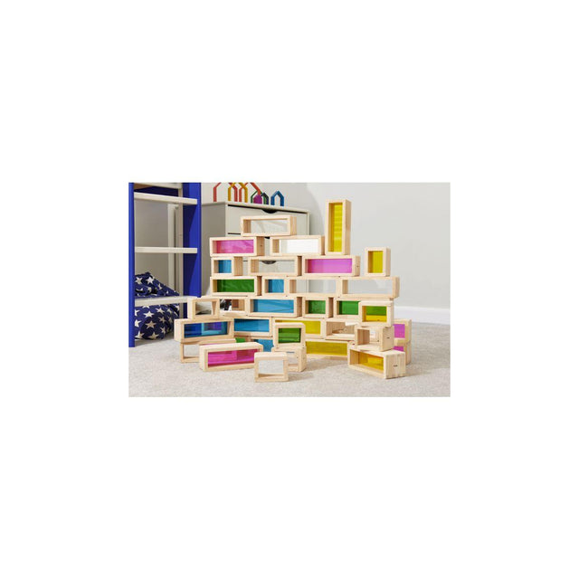 Rainbow blocks 36 pieces