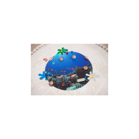 Sensory play mat for light table sea