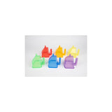 Transparent water funnel bucket colour 6/pc
