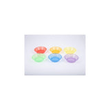 Transparent sorting bowl coloured 6/pc