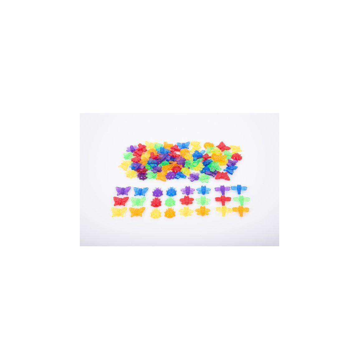 Transparent count sort insects 96/pc