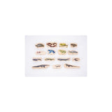 Wooden figures snakes and amphibians 15/pc