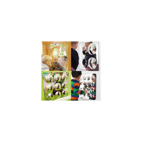 Sensory mirrors with dome 4/pc