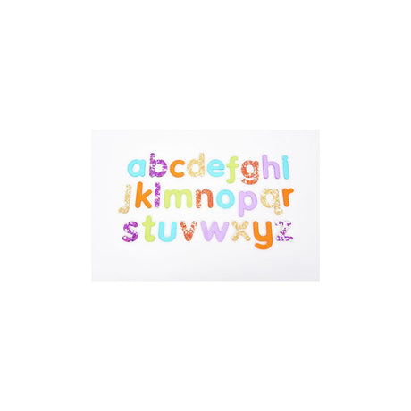 Sensosric letters glitter 26/pack