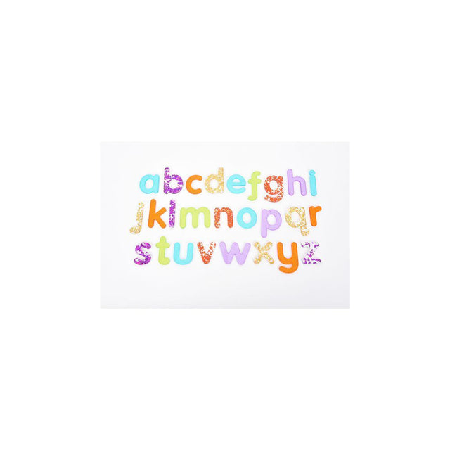 Sensosric letters glitter 26/pack