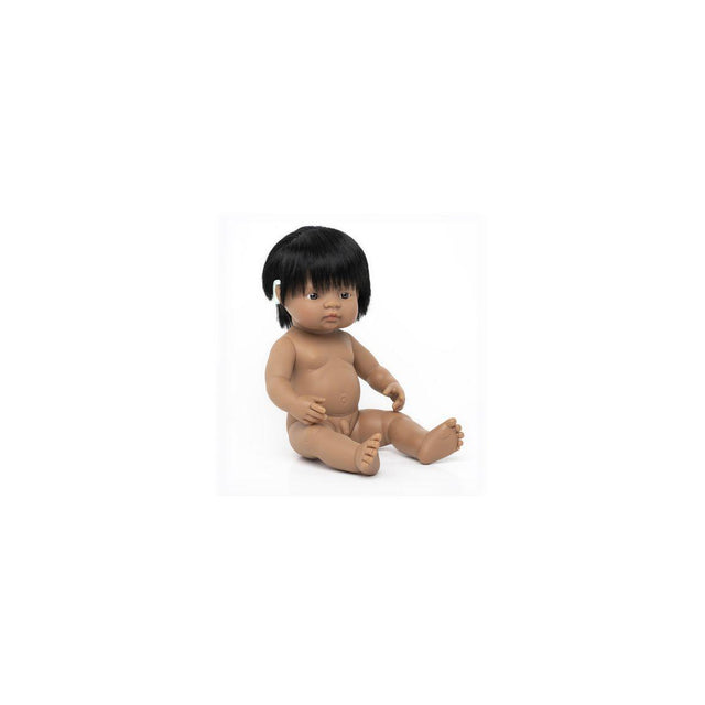 Doll with hearing aid 38cm