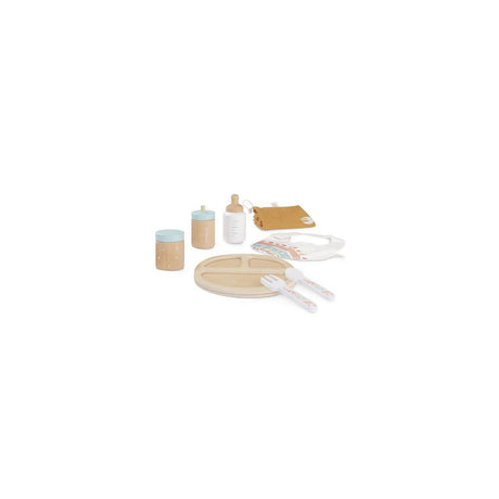 Baby bottle food set for doll 8 pieces
