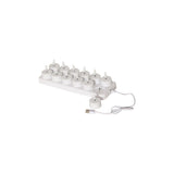 Tea light STAR T Flame LED w/charger