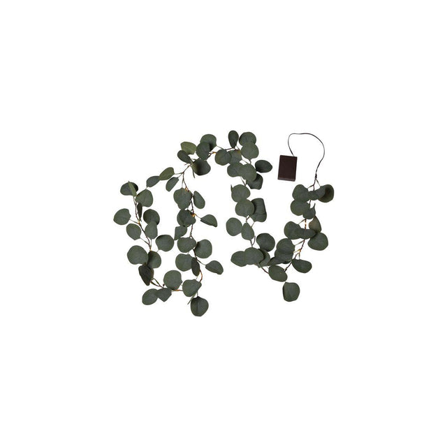 Light string STAR T Eucalyptus timer 180cm