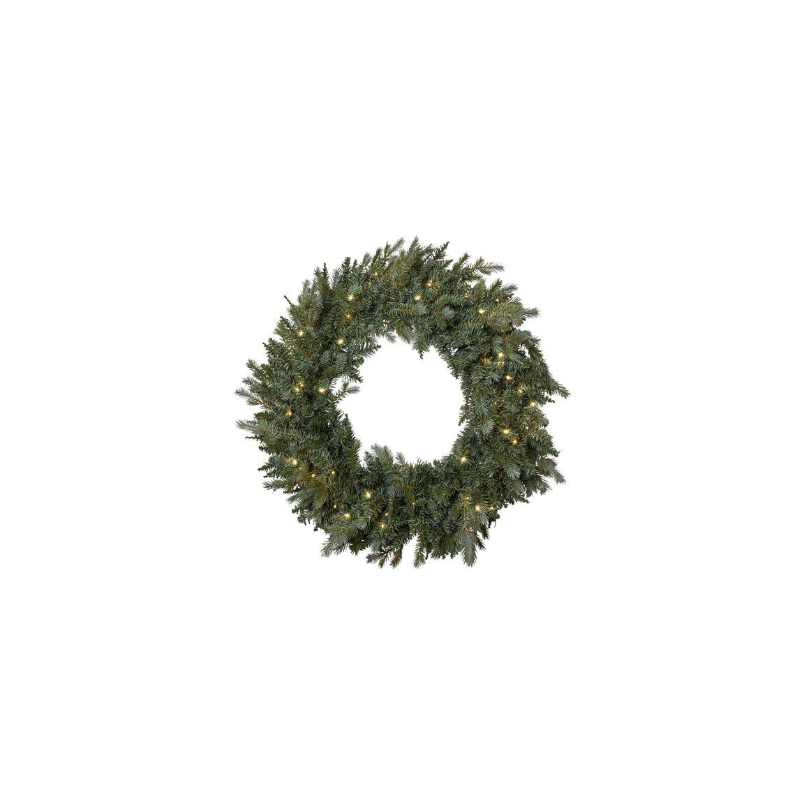 Wreath Greyland with lighting 80cm