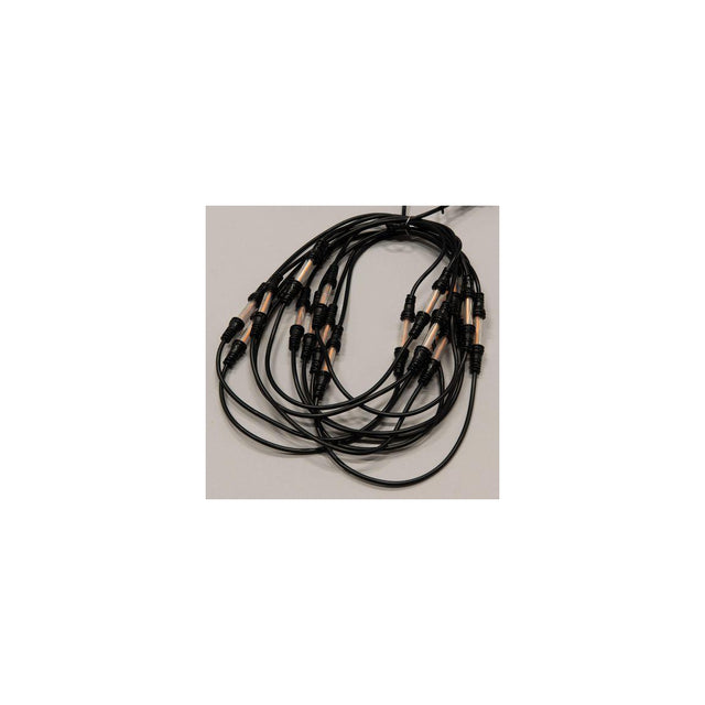 Light string 30 amber LED 9,57m black