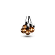 Light string 10 amber LED 4,5m black