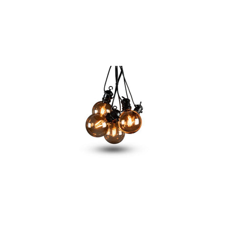 Light string 10 amber LED 4,5m black