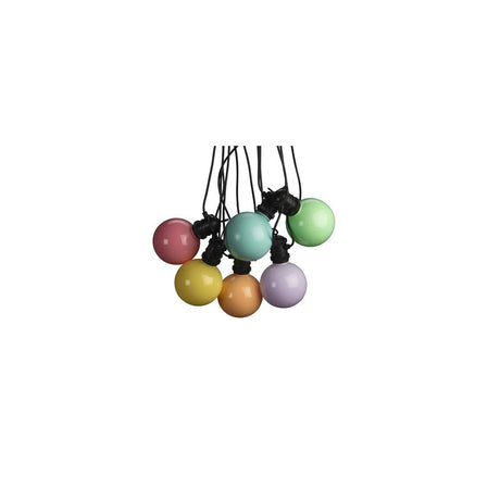 Light string 10 warm white multicolour LED 4,5m