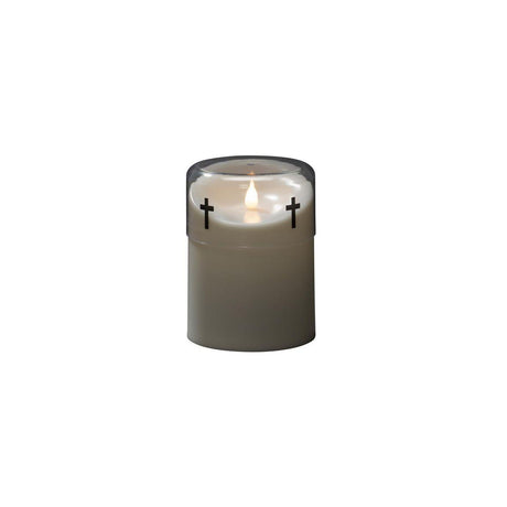 Grave candle KONSTSMIDE LED 10,6x14,8cm