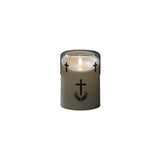 Grave candle KONSTSMIDE Cross LED 10,6x14,8cm