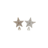 Decoration Top star metal 25cm gold